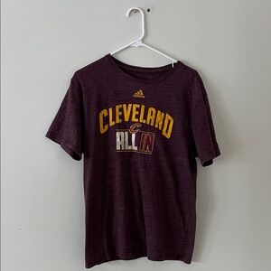 Cleveland Cavaliers All In 216 Championship Graphic Tee - Wine and Gold
